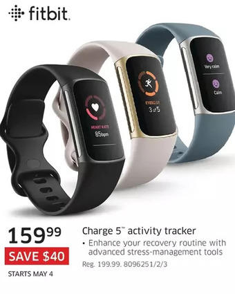 The Source Fitbit charge 5 activity tracker offer