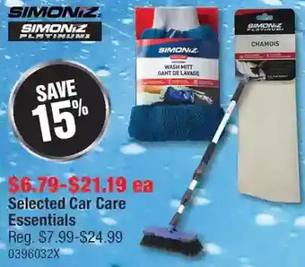 PartSource Simoniz selected car care essentials offer