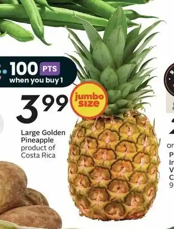 Sobeys Large Golden Pineapple offer