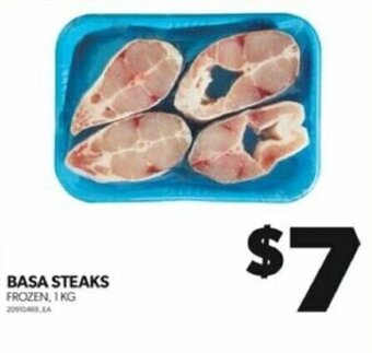 Real Canadian Superstore BASA STEAKS FROZEN, 1KG offer