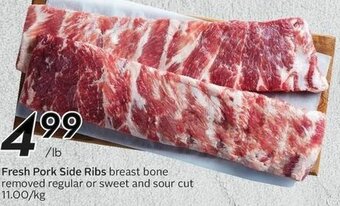Sobeys Fresh Pork Side Ribs offer