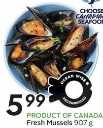 Sobeys Fresh Mussels 907 g offer