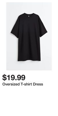H&M Oversized t-shirt dress offer