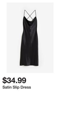 H&M Satin slip dress offer