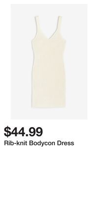 H&M Rib-knit bodycon dress offer