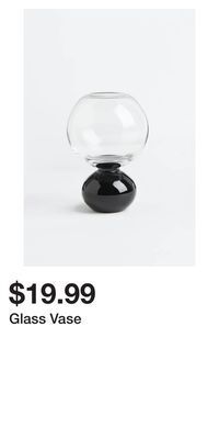 H&M Glass vase offer