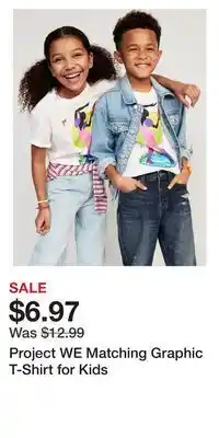 Old Navy Project we matching graphic t-shirt for kids offer