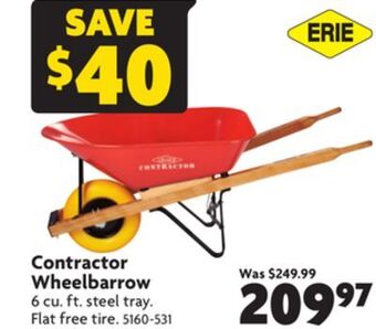 Home Hardware Contractor wheelbarrow offer