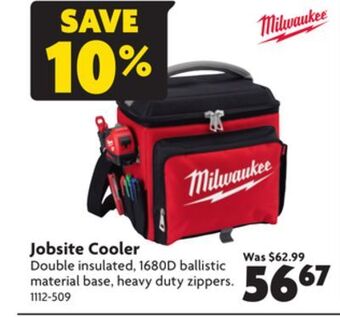 Home Hardware Jobsite cooler offer