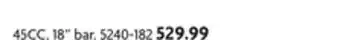 Home Hardware Rear handle 2-cycle chain saw offer