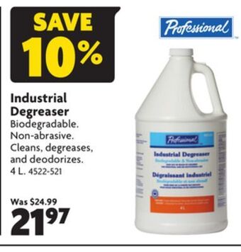 Home Hardware Industrial degreaser offer
