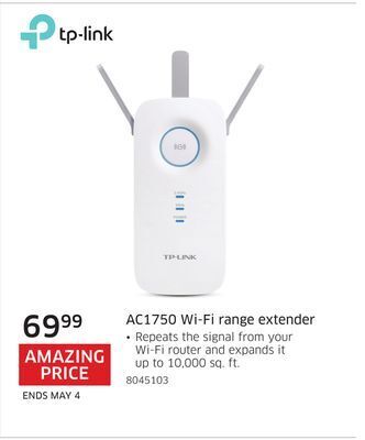The Source Tp-link ac1750 wi-fi range extender offer