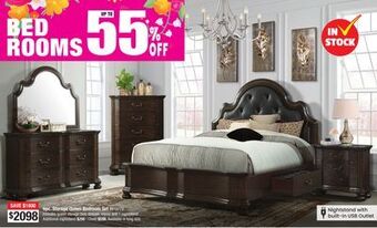 Bad Boy Superstore 6pc. storage queen bedroom set offer