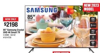 Bad Boy Superstore Samsung crystal uhd 4k smart tv offer