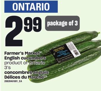 Independent City Market Concombres anglais délices du marché, 3's offer