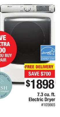 Bad Boy Superstore Maytag 7.3 cu. ft. electric dryer offer
