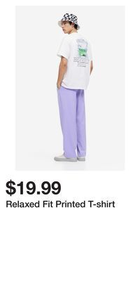 H&M Relaxed fit printed t-shirt offer