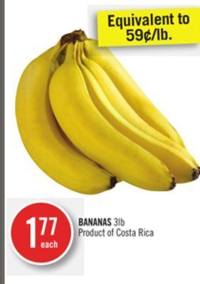 Shoppers Drug Mart Bananas offer