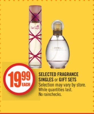 Shoppers Drug Mart Selected fragrance singles or gift sets offer