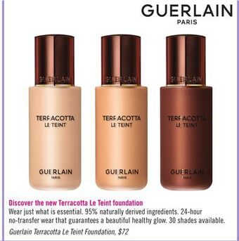 Shoppers Drug Mart Guerlain paris discover the new terracotta le teint foundation offer