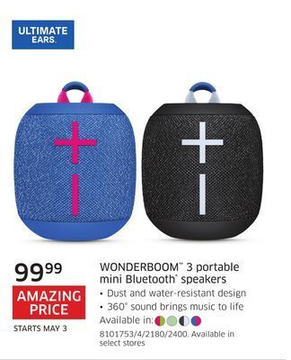 The Source Ultimate ears wonderboom 3 portable mini bluetooth® speakers offer