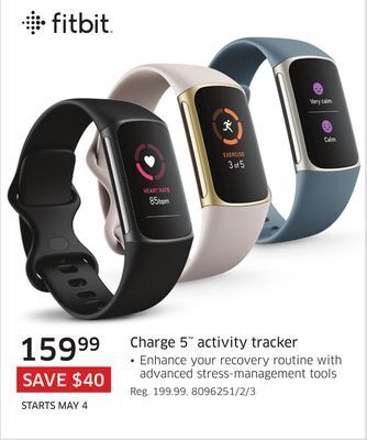 The Source Fitbit charge 5 activity tracker offer