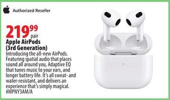 London Drugs Apple airpods (3rd generation) offer