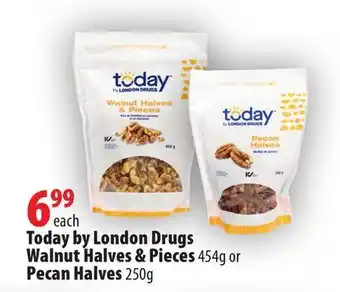 London Drugs Today by london drugs walnut halves & pieces 454 g or pecan halves 250 g offer