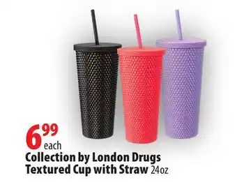 London Drugs Collection by london drugs textured cup with straw offer