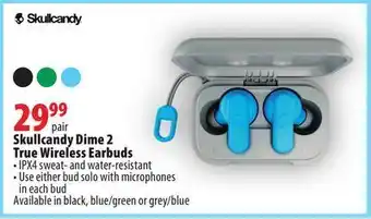 London Drugs Skullcandy dime 2 true wireless earbuds offer