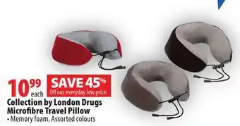 London Drugs Collection by london drugs microfibre travel pillow offer