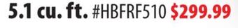 London Drugs Hamilton beach 5.1 cu. ft. freezer offer