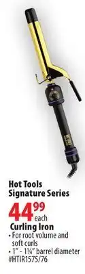 London Drugs Hot tools signature series curling iron offer