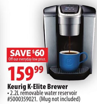 London Drugs Keurig k-elite brewer offer