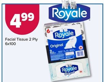 PharmaChoice Royale facial tissue 2 ply offer