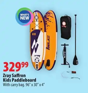 London Drugs Zray saffron kids paddleboard offer