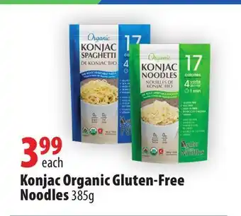 Konjac organic gluten-free noodles