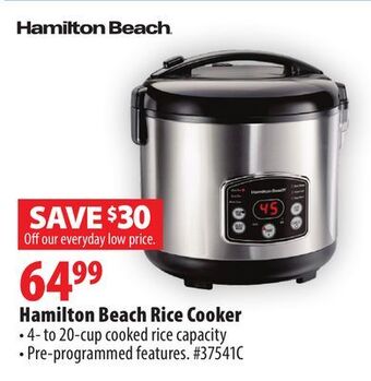 London Drugs Hamilton beach rice cooker offer