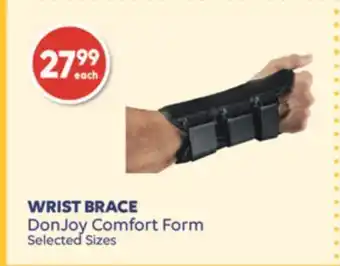 Wellwise by Shoppers Wrist brace donjoy comfort form offer