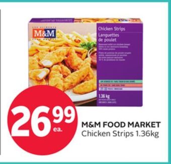 Rexall M & m food market chicken strips 1.36kg offer