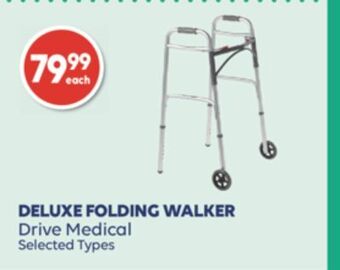 Wellwise by Shoppers Deluxe folding walker drive medical offer