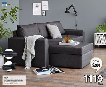 JYSK Della sofa bed offer