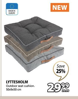 JYSK Lyttesholm outdoor seat cushion offer