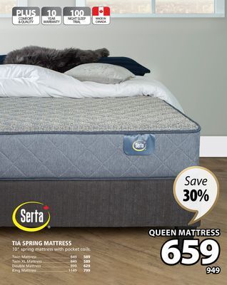 JYSK Tia spring mattress offer