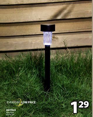 JYSK Jaktfalk solar light offer