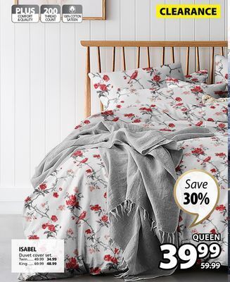 JYSK Isabel duvet cover set offer