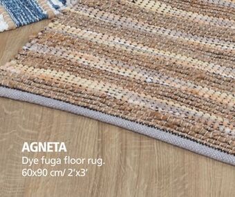 JYSK Agneta dye fuga floor rug offer