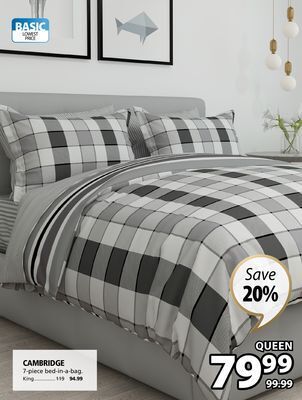 JYSK Cambridge 7-piece bed-in-a-bag offer