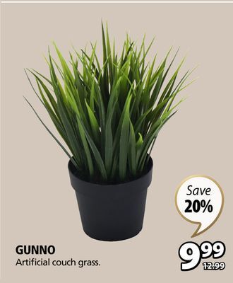 JYSK Gunno artificial couch grass offer