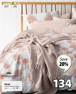 JYSK Milan 7-piece bed-in-a-bag offer